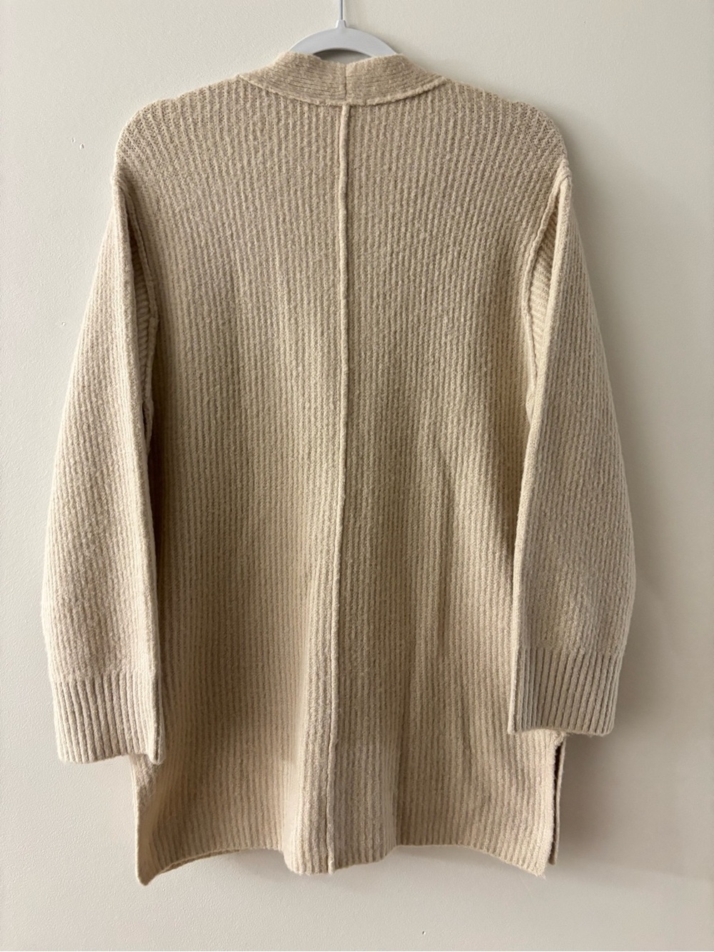 Gentle Fawn Ribbed Cream Open-Front Cardigan - Picture 4 of 9